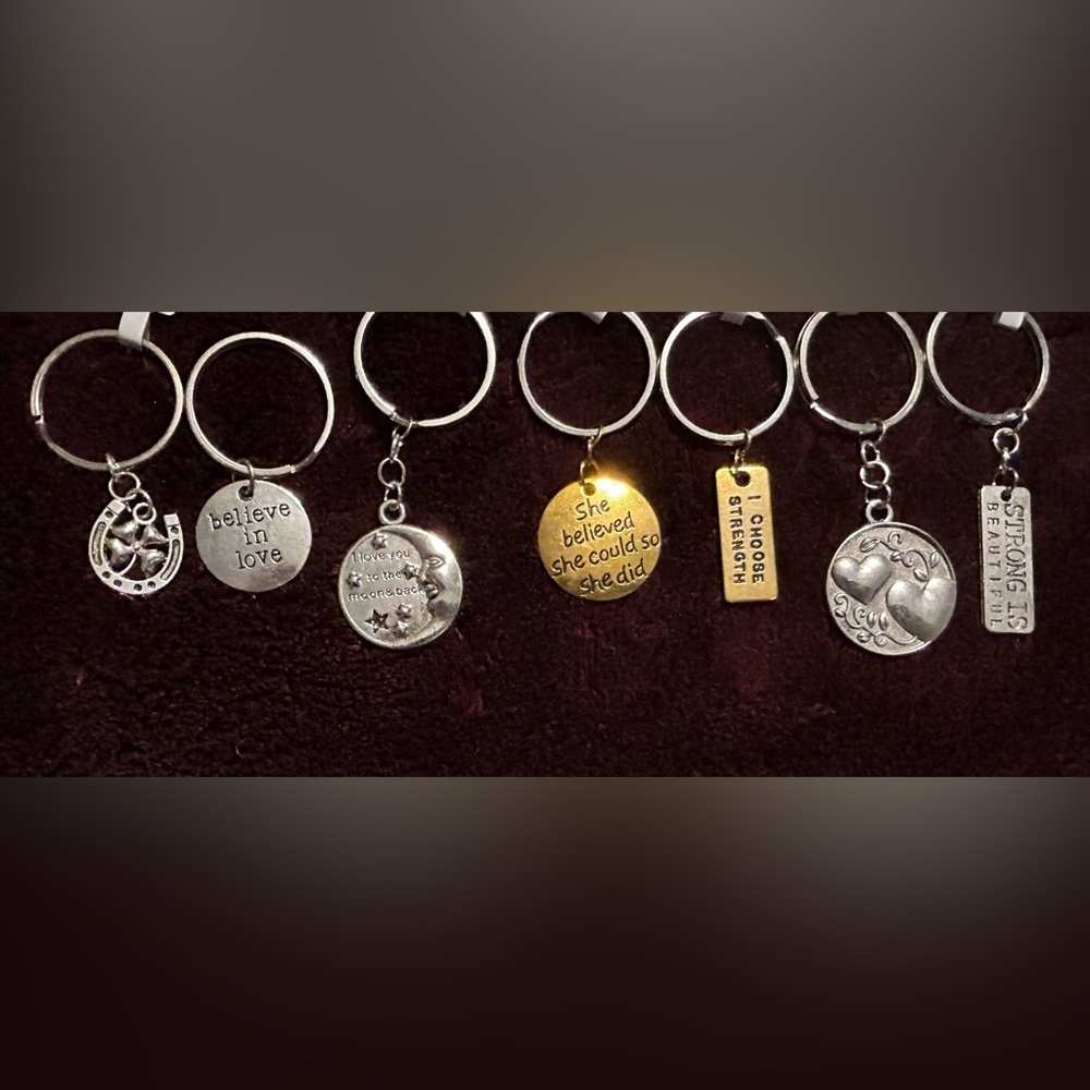 Key chains. Multiple styles